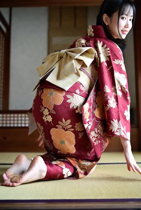 浴衣美女が座りなおすと。。 のサムネイル