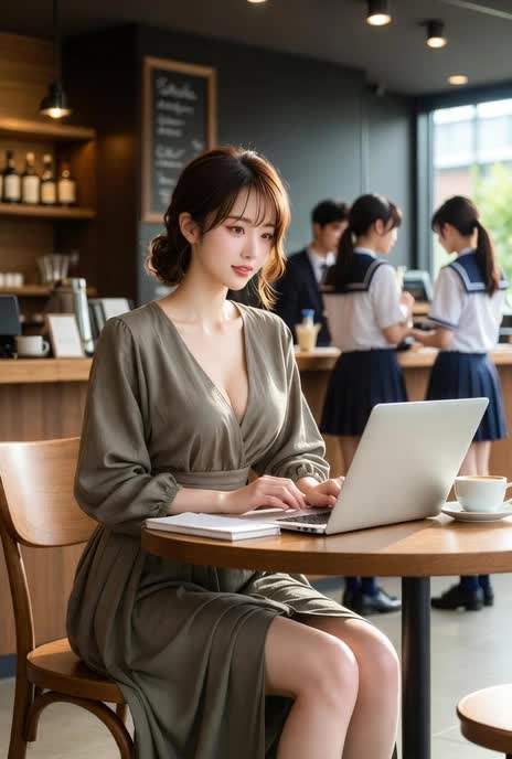 今日はカフェでテレワークです。 のサムネイル