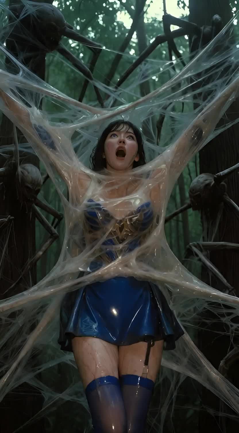 蜘蛛糸ネバネバ拘束 のサムネイル