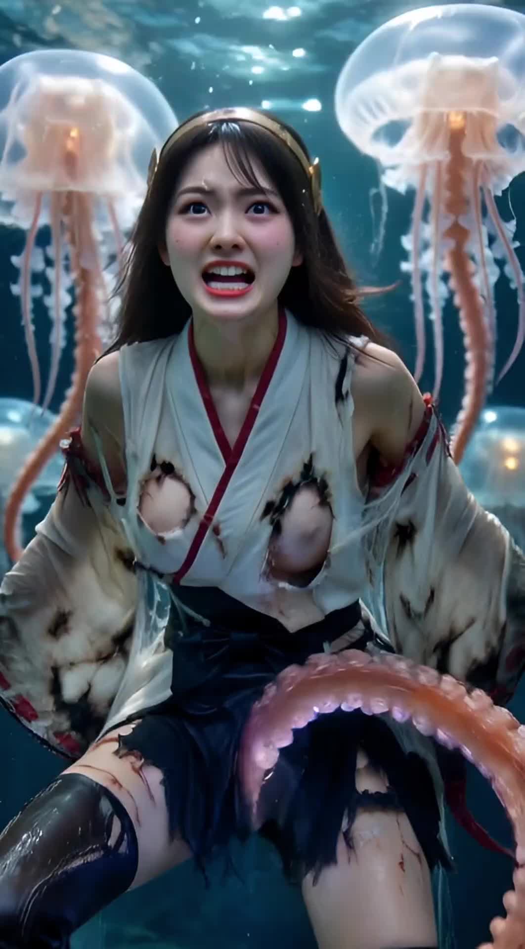 電気クラゲがお股すりすり のサムネイル