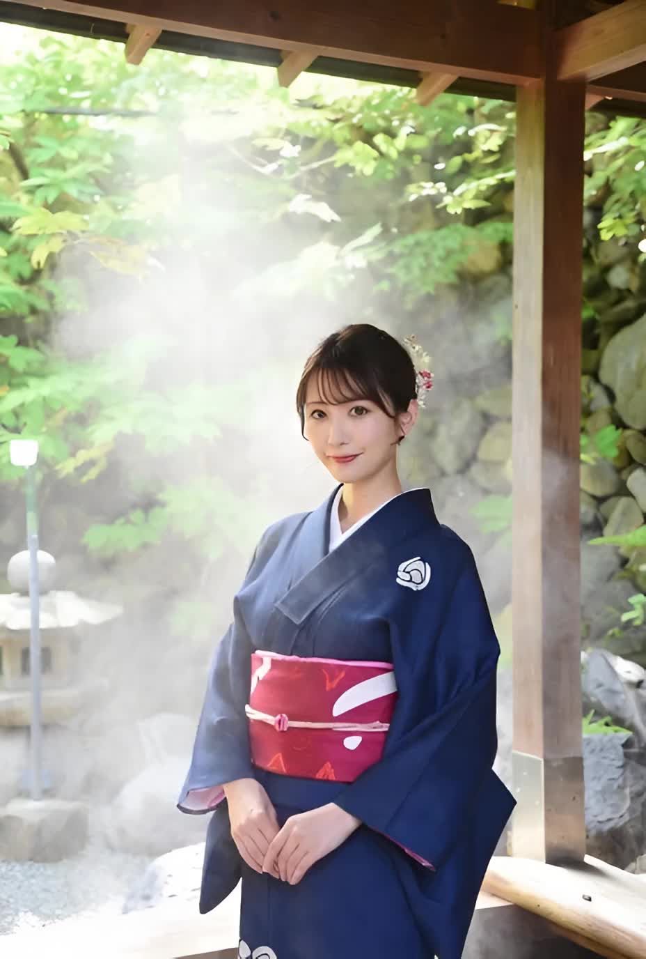 温泉の美肌効果を証明したい旅館の女将さん のサムネイル