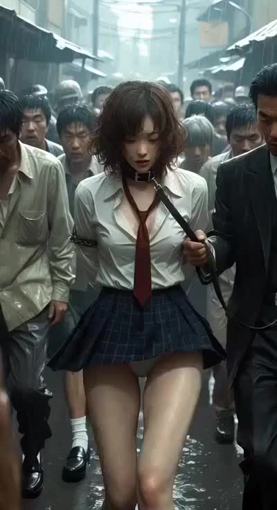 熟女がJK制服で野外調教 のサムネイル