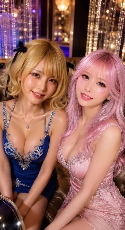 レズキャバ嬢達💖 のサムネイル