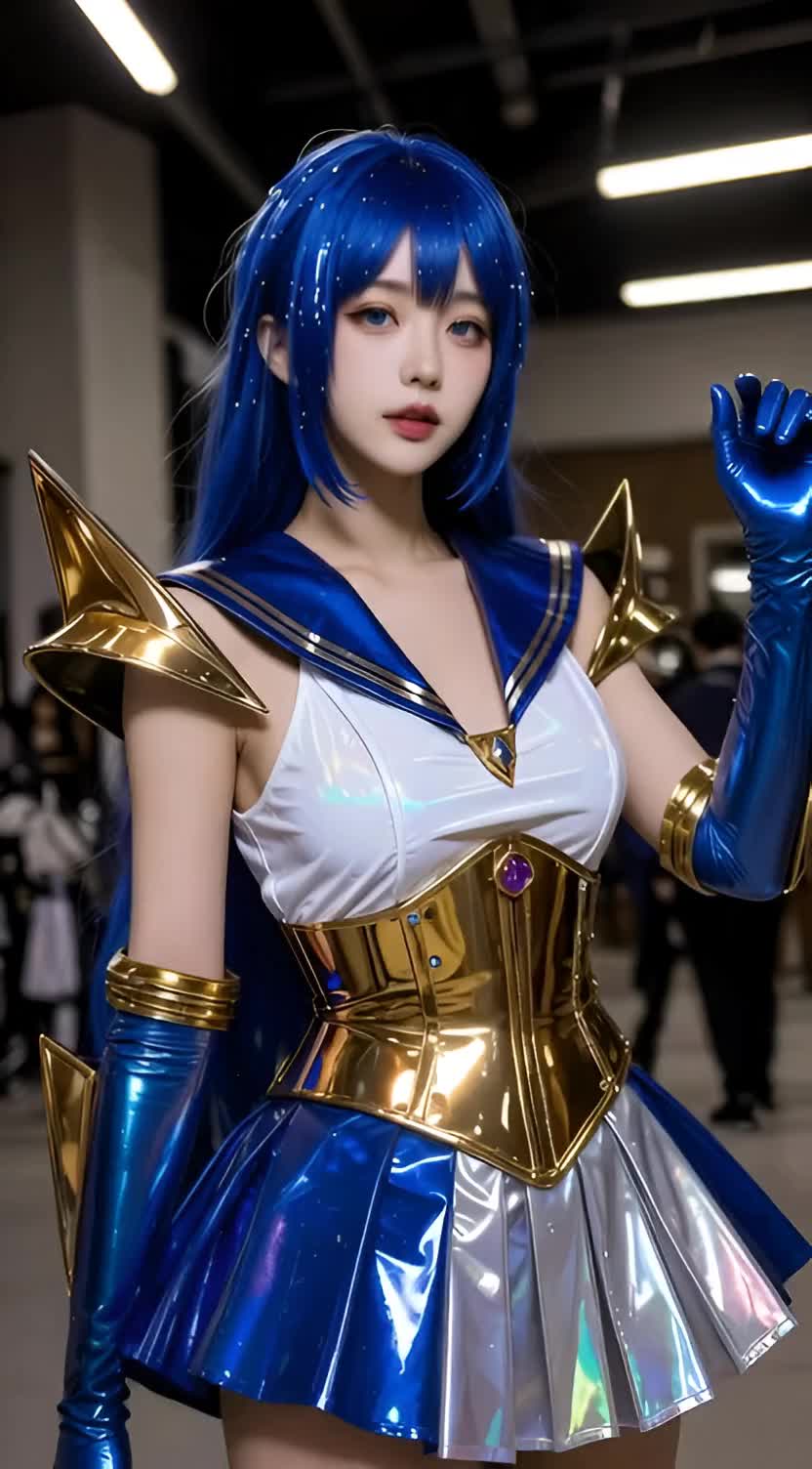 トップレスコスプレイヤーが突然目の前に のサムネイル