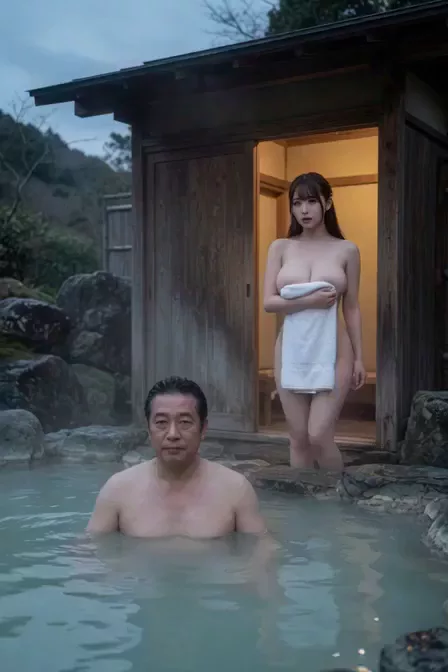 貸切混浴でイチャイチャ