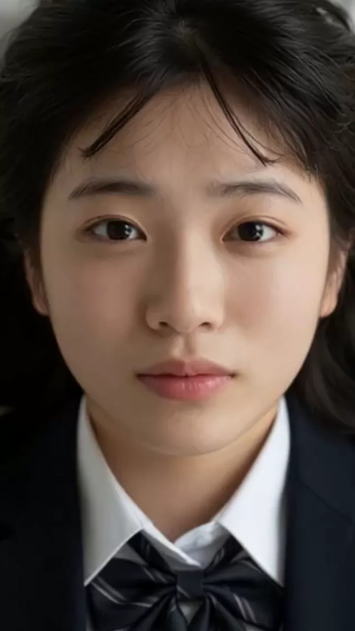 制服女子顔射