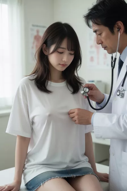 巨乳すぎたら手でどかして聴診器当てるらしい