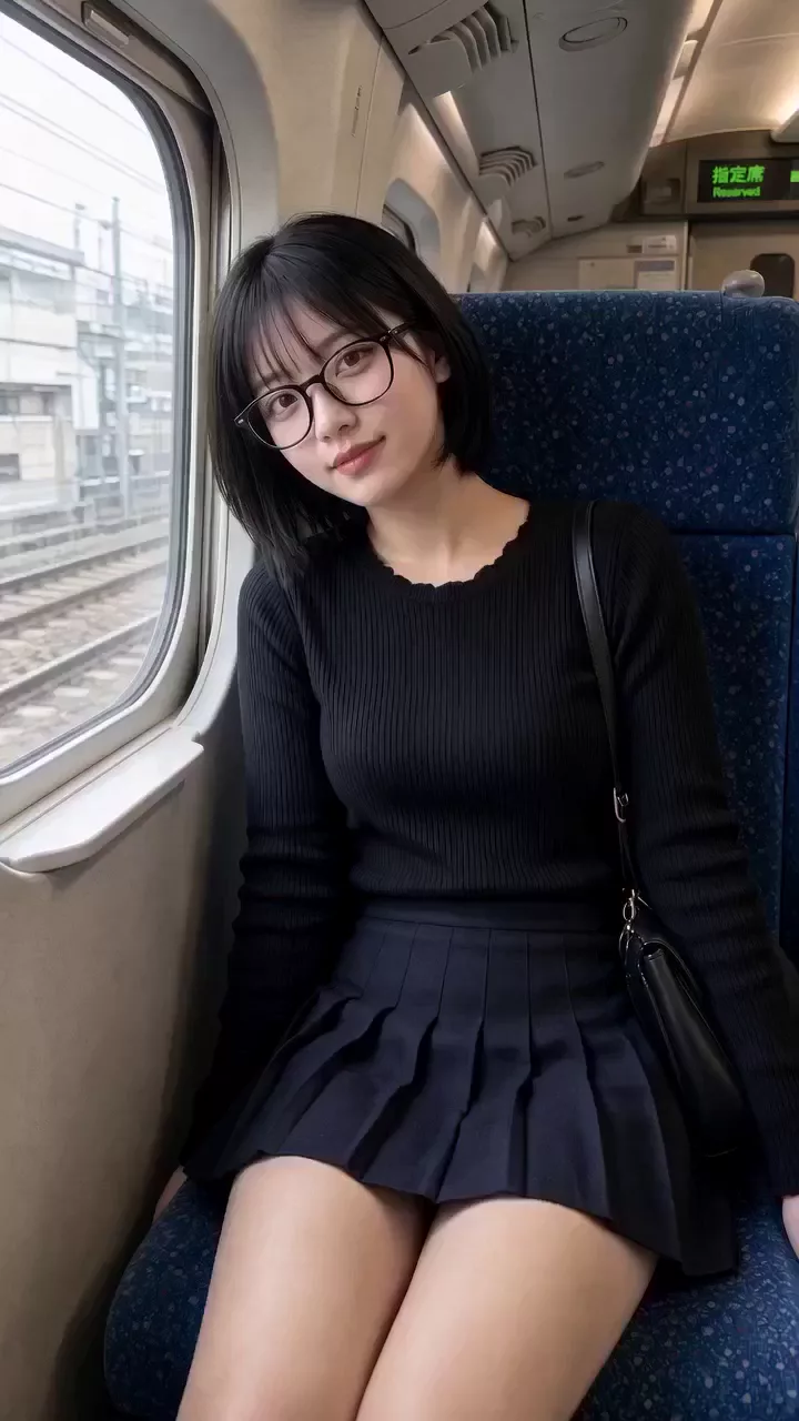 眼鏡女子と相席　誘われてますよ