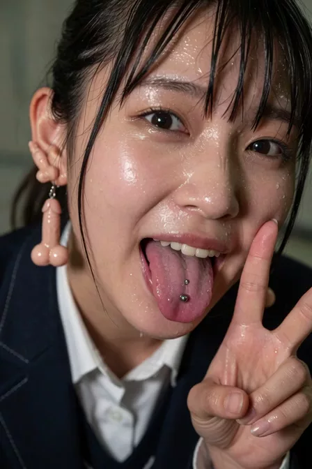 顔シコ女