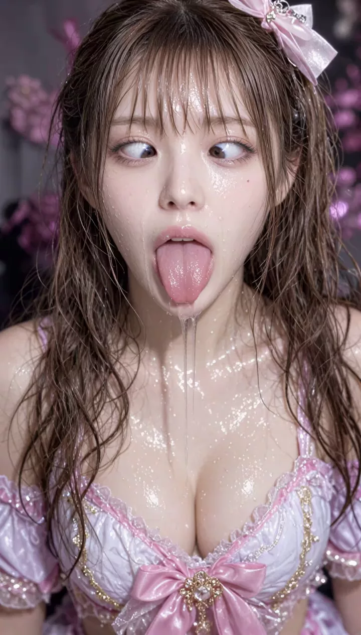 アヘ顔アイドルのぶっかけ❤︎ のサムネイル