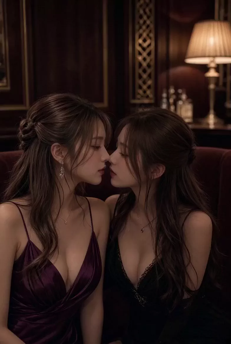 キャバ嬢×キャバ嬢　いちゃいちゃディープキス