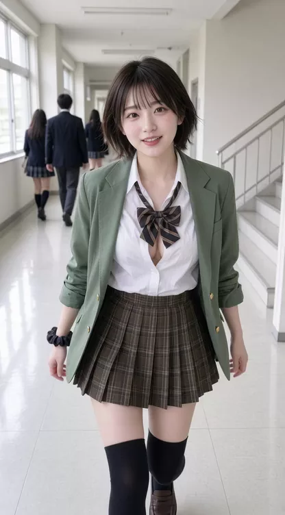友達と階段⑦