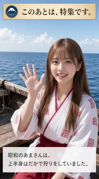 かわいい海女ちゃん③ のサムネイル