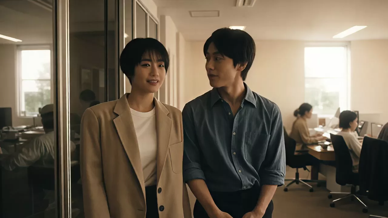 オフィスにて...
