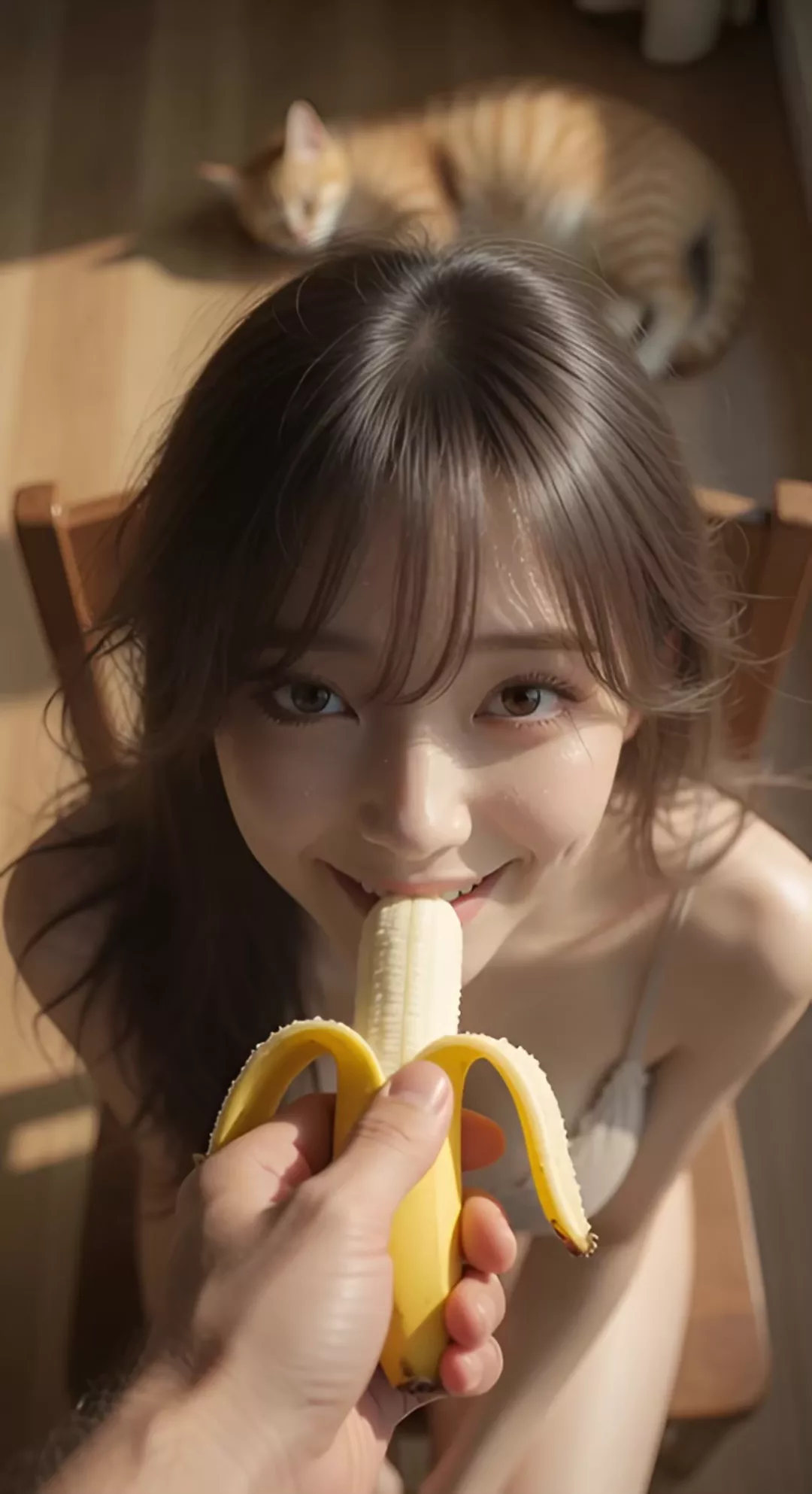 ただバナナを食べるだけ、、、？
