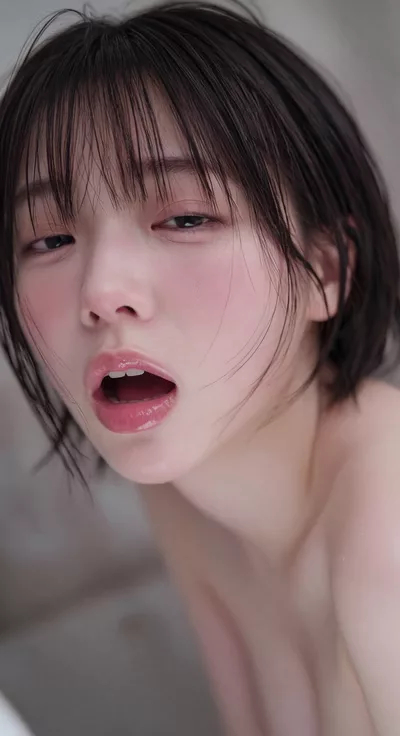 黒髪ショートの美少女をイカせる4