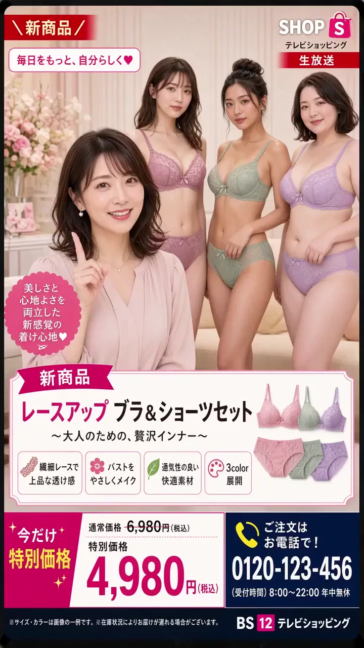 下着売るはずでは？
