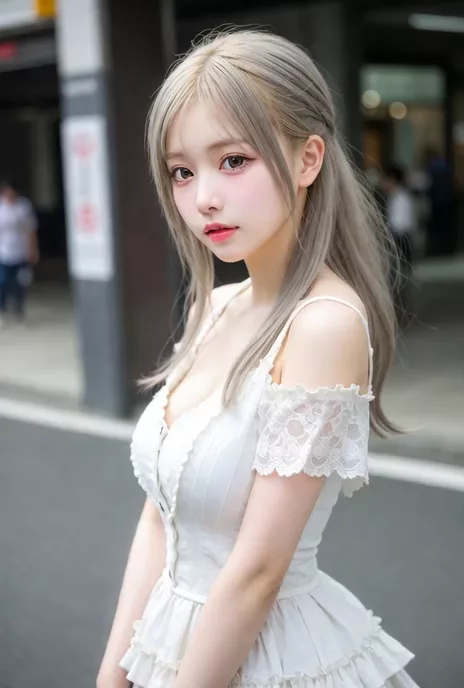 巨乳とカラフル紐パンティ のサムネイル
