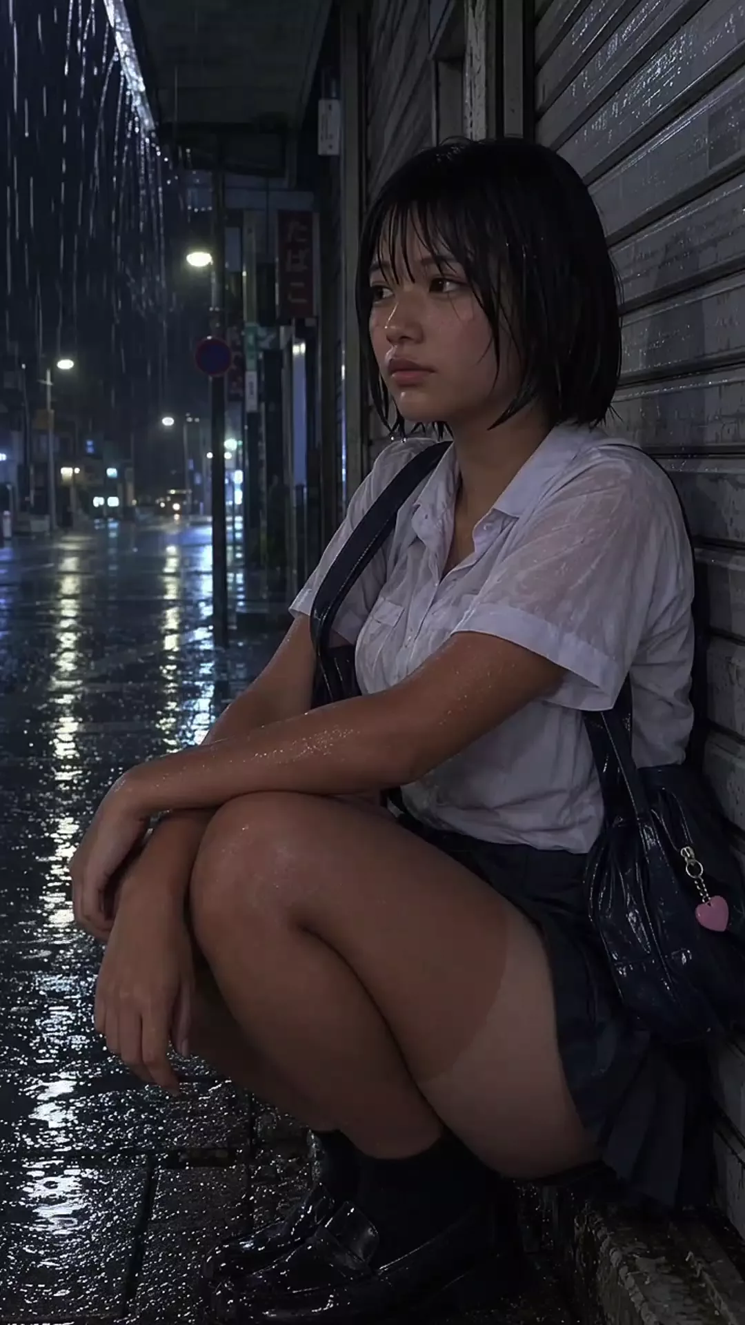 【非エロ】雨宿り のサムネイル